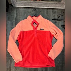 Coral/Salmon Columbia fleece